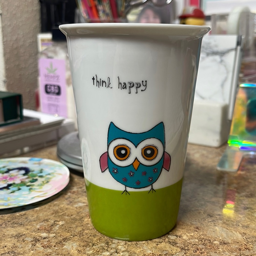 Natural Life Think Happy Mug - Picture 2 of 7